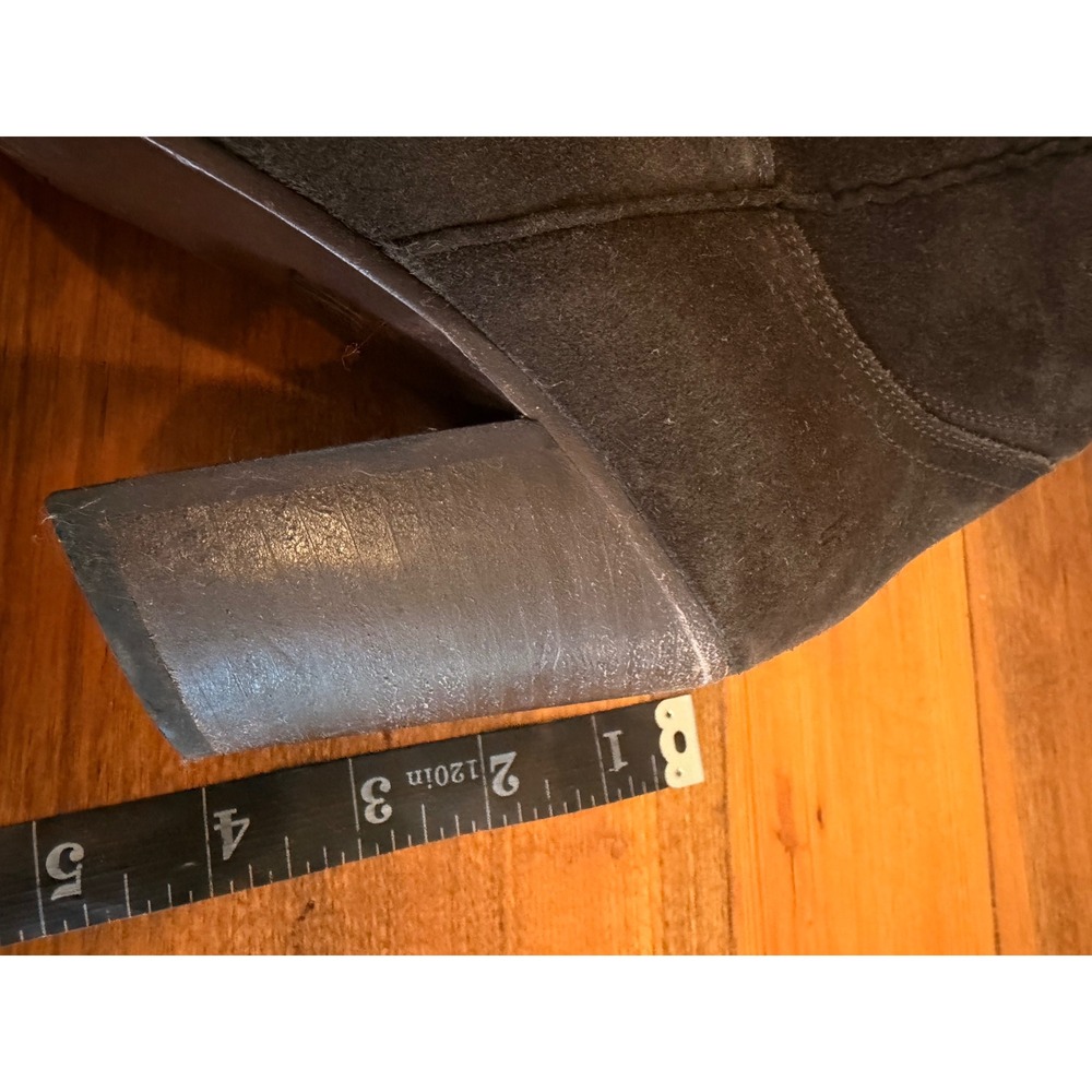 FRYE Womens Ilana Pull-On Western Boot Dark Brown Suede 10 Festival Cowgirl Boho - Picture 10 of 12